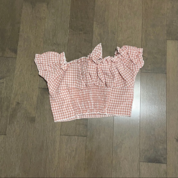 Gingham crop top - Picture 3 of 4